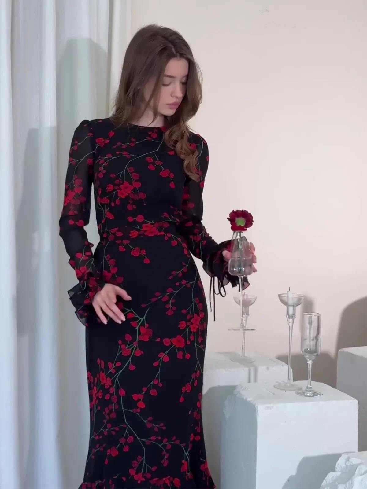 

Ид вечернее платье для женщин Абая на шнуровке платья с цветочным принтом Vestidos Largos мусульманский Рамадан Дубай арабский длинный халат ислам Джалабия