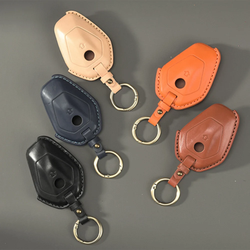 Fits for BMW R1300GS ADV R1300RT R1300R R12 NineT G-S 2024 2025 Motorcycle Keyless Leather Pouch Remote Key Fashion Cover Case