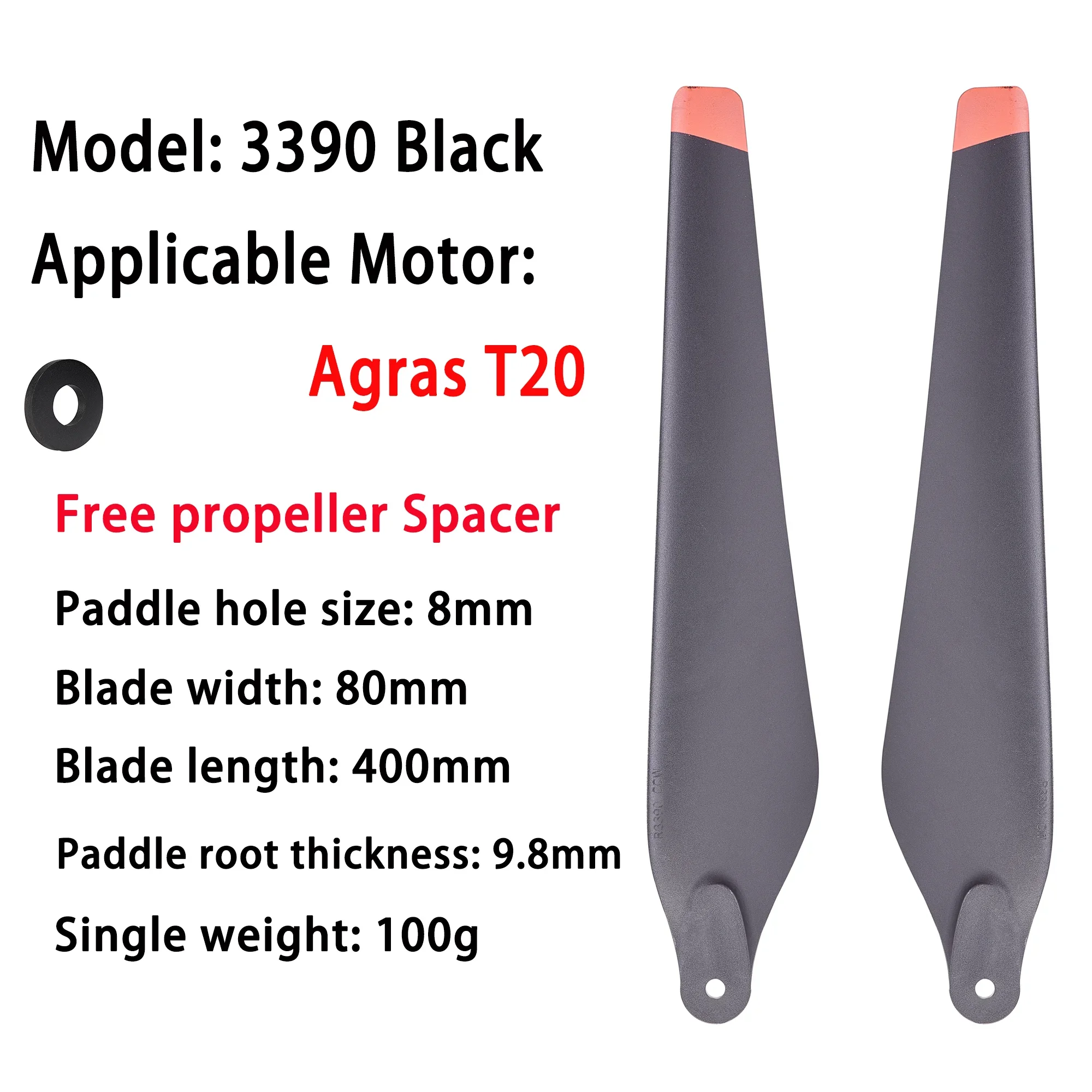 Copy Agras T10/T16/T20 3390 Carbon Fiber Plastic Drone Propellers For Agras Drone Accessories Drone Parts