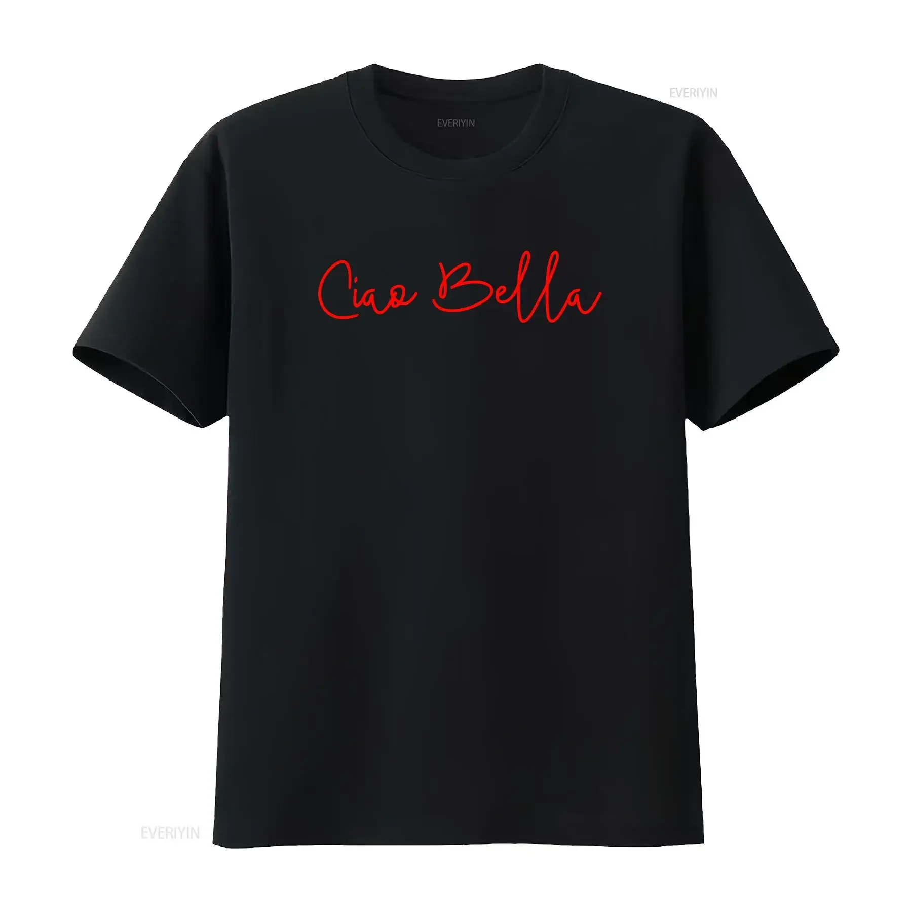 Camiseta com Frase Italiana para Italianos vintage Washed Unisex graphic Versatile designer clothes Soft Slightly fashion