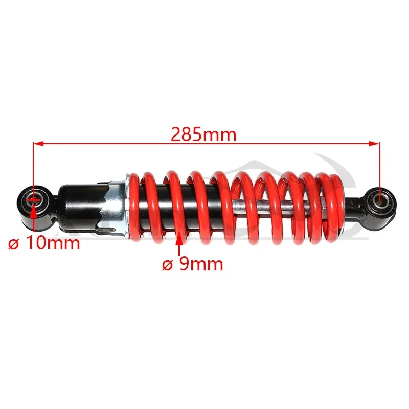 Universal Fit 260mm-350mm Shock Absorber for Dirt Bike ATV 50cc 70cc 90cc 110cc 125cc Pitbike Go Kart, Front Rear Spring