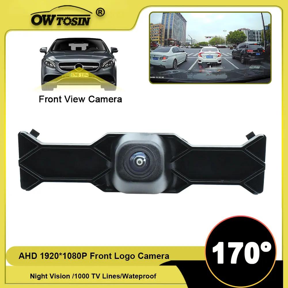 Night Vision 1920*1080P AHD 170° Fisheye Front Logo View Camera For Toyota Levin 2019 2020 2021 2022 2023 Vehicle  Car Camera