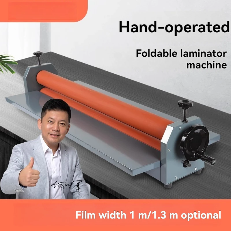 TK1000 Laminator Manual Mesin Laminating Dingin Versi KT Mesin Laminating Foto Iklan