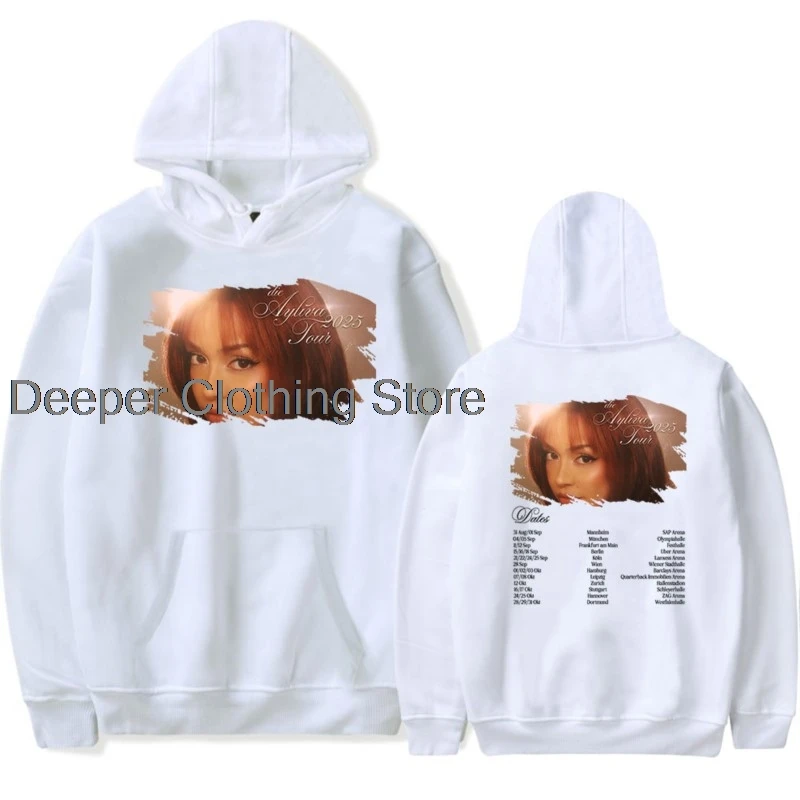 Ayliva 2025 ทัวร์Hoodies Merchพิมพ์สําหรับHoodiesผู้หญิงUnisexฤดูหนาวสบายๆเสื้อแขนยาวHoodedเสื้อผ้าผู้ชาย