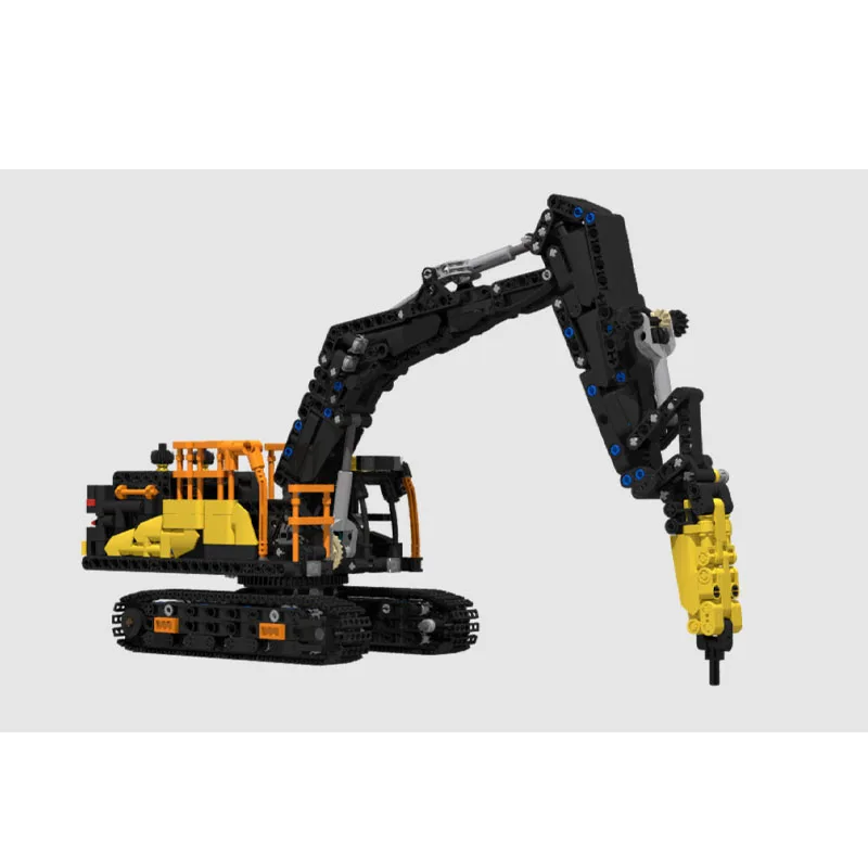 

Новая модель строительного экскаватора MOC-255817, 1087 деталей, конструктор MOC, креативный подарок для мальчиков на День рождения и Рождество