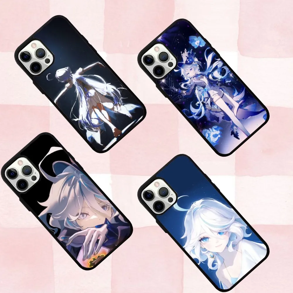 

G-Genshin I-Impact Furina Phone Case For IPhone 16,se4,15,Pro,Max,Case 14,Plus,13,12,11 Magesafe Magnetic Wireless Charge Cover