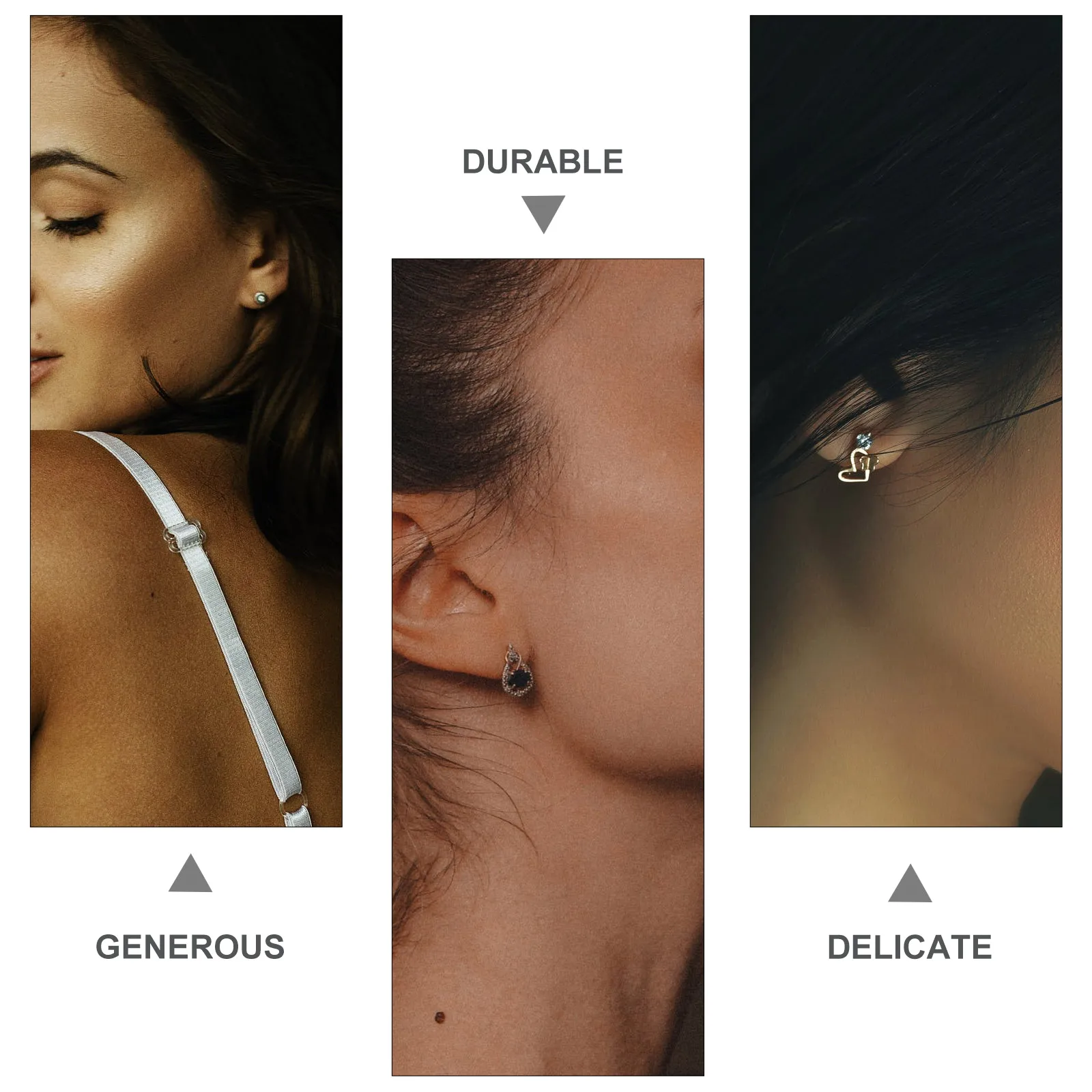 

100Pcs Mushroom Style Earring Backs Clear Plastic Durable Safety Stoppers Secure Earring Plugs Safety Earrings Stoppers