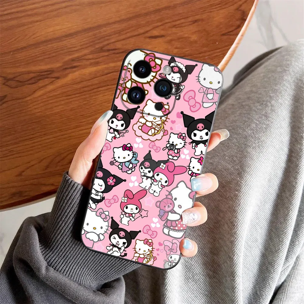 

Anime Cute Hello K-Kitty Cat Cover Phone Case For Infinix NOTE 10 11 11S 12 GT 20 30 40 50 TECNO POVA NEO 2 4 5 6 Pro Case Shell