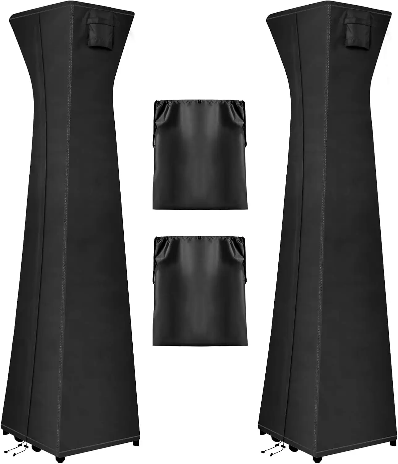 

Waterproof Outdoor Patio Heater Covers with Zipper and Storage Bag, Dust-proof UV-Resistant Windproof Propane Heavy