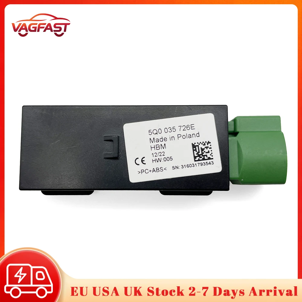 Adattatore CarPlay Media USB AUX Switch MIB2 MDI USB AMI con presa 5Q0035726E 5Q0 035 726 E per VW Golf 7 MK7 VII Passat B8