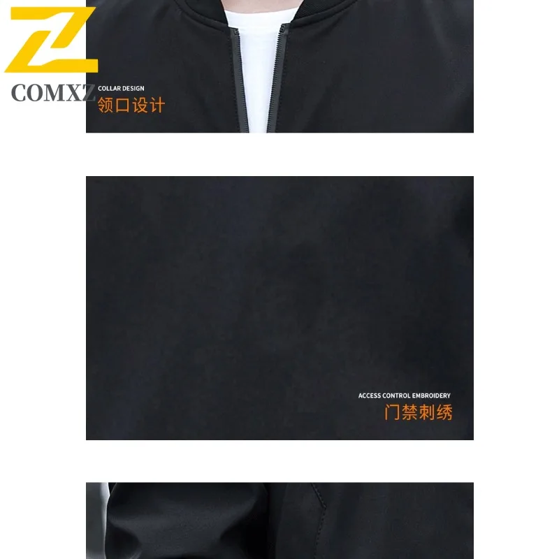 EiAO سترة الرجال البيسبول مقاوم للماء يندبروف معطف غير رسمي للمشي التخييم الصيد العصرية في الهواء الطلق ربيع الخريف ارتداء 2025 #4