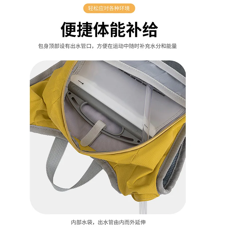 Outdoor light hiking sport bag cycling mountaineering camping backpack waterproof and wear-resistant commuter bee bag high value