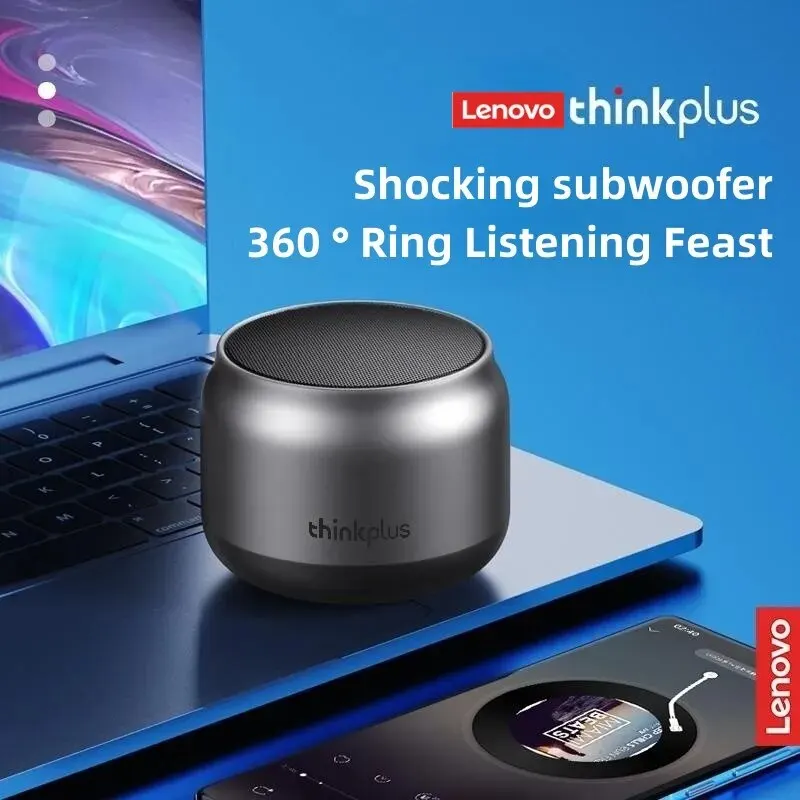 Lenovo K30 Wireless Bluetooth Speaker Portable Mini Outdoor Wireless Speakers Music Surround Loudspeaker HD Voice Shocking Bass