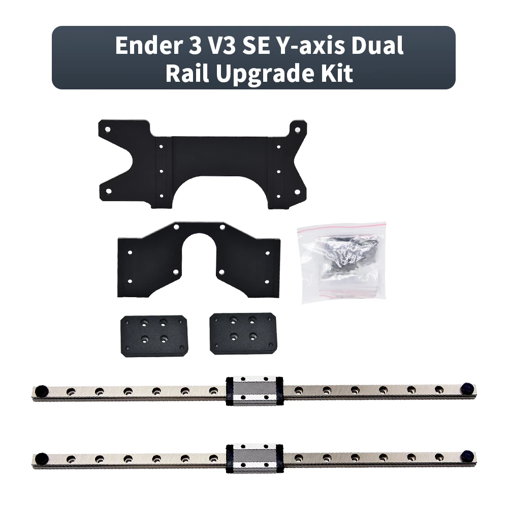 

Ender-3 V3 SE Dual Y-Axis Rail Linear Guide Upgrade kit MGN9H 300mm Y a xis Rails ender 3 v3 se 3D Printer Machine Accessories