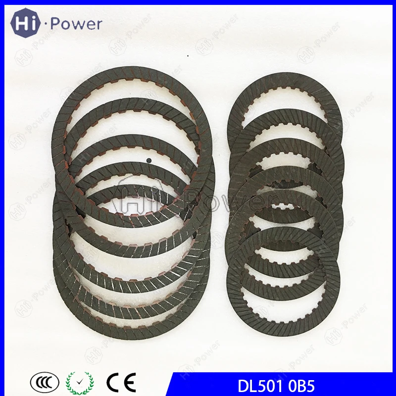 DL501 0B5 Auto Transmission Clutch Friction Plate For Audi A4 A5 A6 A7 Car Accessories W198880B Gearbox Clutch Disc Kit