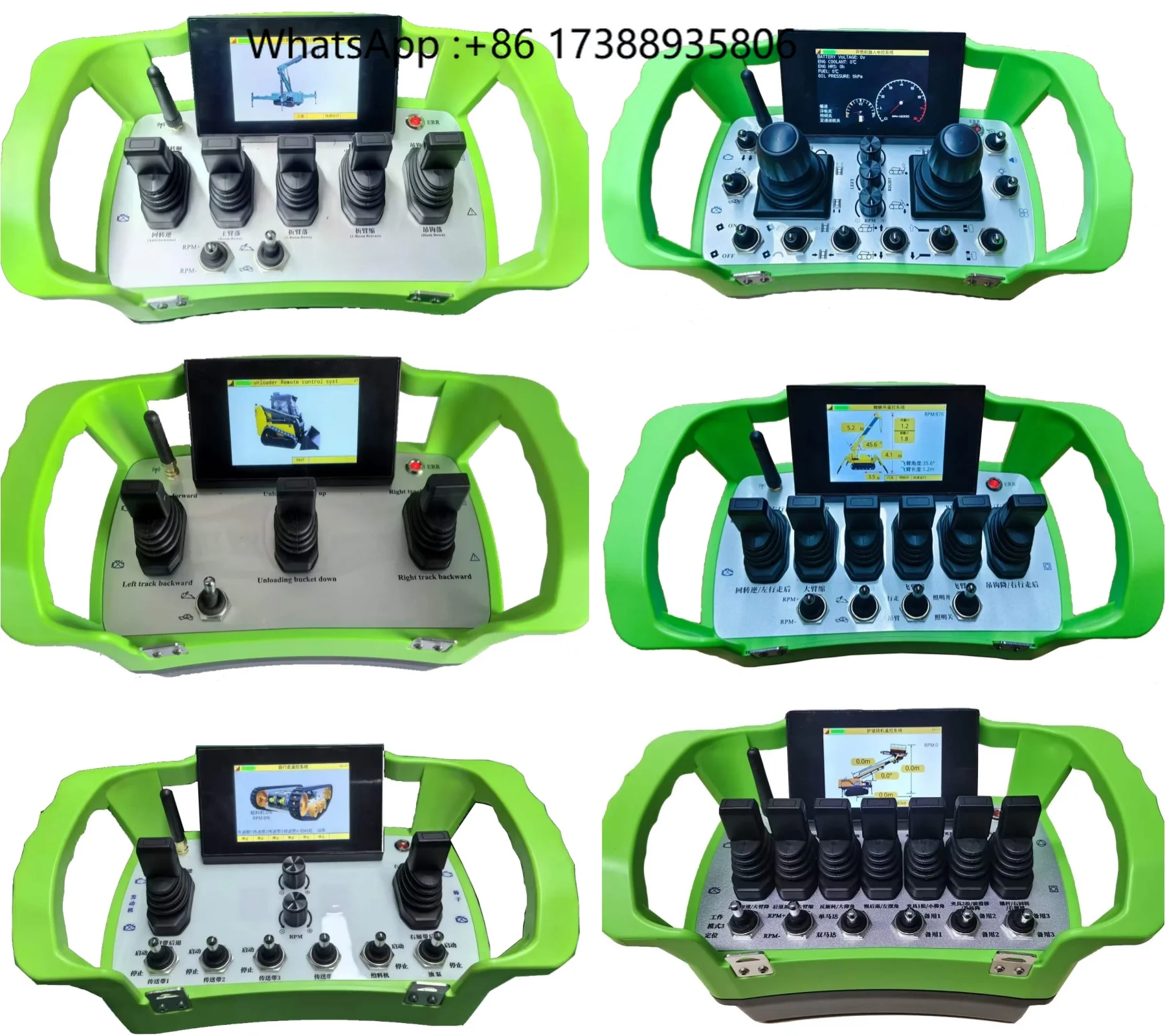 New Arrival Industrial Crane Hydraulic Radio Proportional Joystick Remote Control for Construction