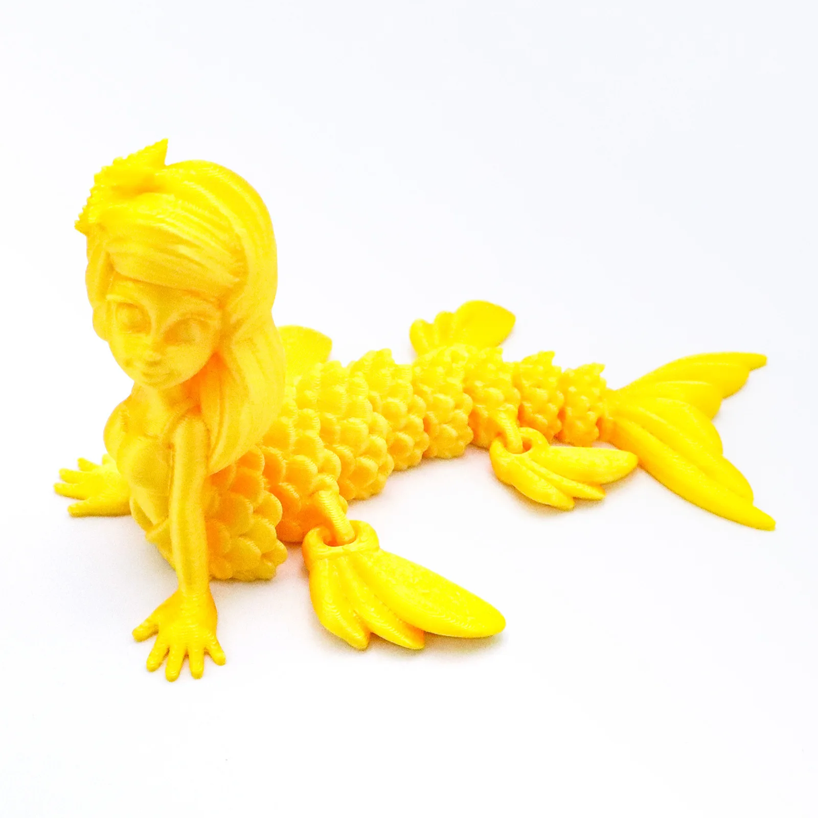 Mermaid 3D Printed Exquisite Figure Colorful Multi-Jointed Movable Girl Birthday Party High-quality Gift for Kids