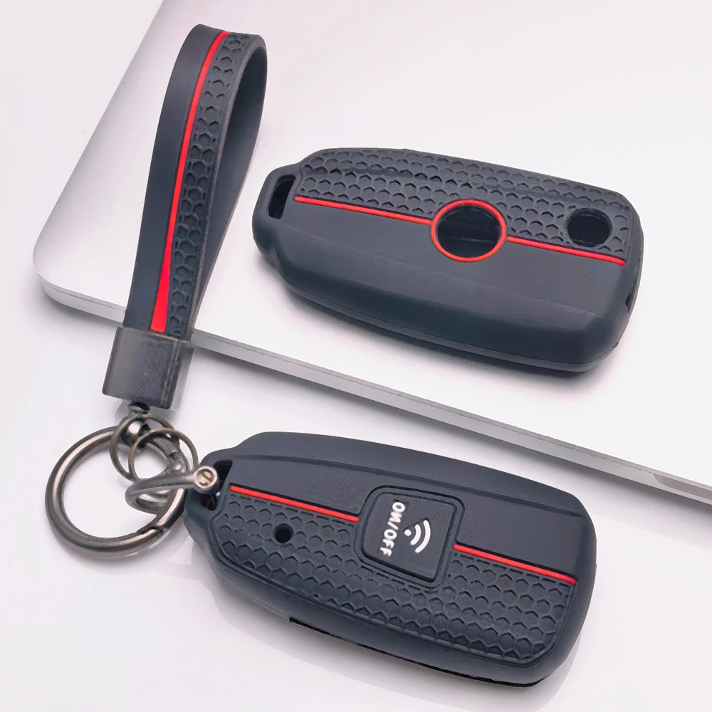 Honeycomb Scooter Smart Key Case for Yamaha TMAX 530 560 DX SX XMAX 300 NMAX 155 Aerox 155 MT 07 Non Slip Motorcycle Key Cover