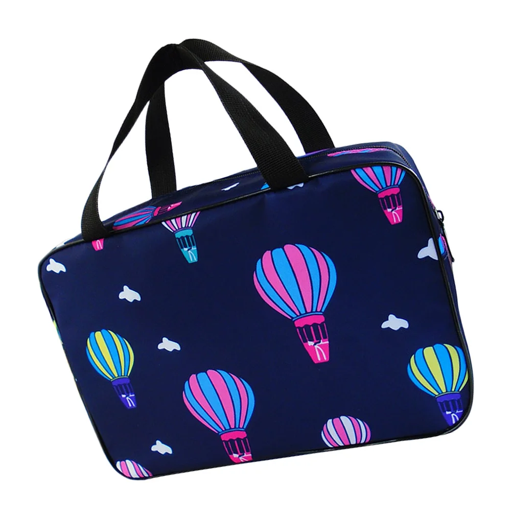 

1Pcs Toiletry Bag Compact Shower Basket with Pattern Design Oil Water Resistant Foldable Travel Organizer for Fitness Swimming