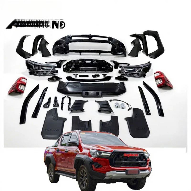 

Sport Body Kit Factory GRfor Hil Revo Rocco 2016-2024 Upgrade Accessories, Full Conversion Kit with No-Cut Installation