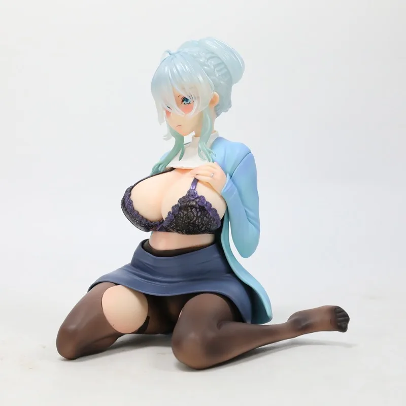 ฟิกเกอร์อนิเมะสาวสวย 14 ซม. ตัวละครสาวน้อยหิมะในฤดูหนาว  ฟิกเกอร์สาวขี้อาย  โมเดลฟิกเกอร์ PVC ของเล่นตั้งโชว์บนโต๊ะ