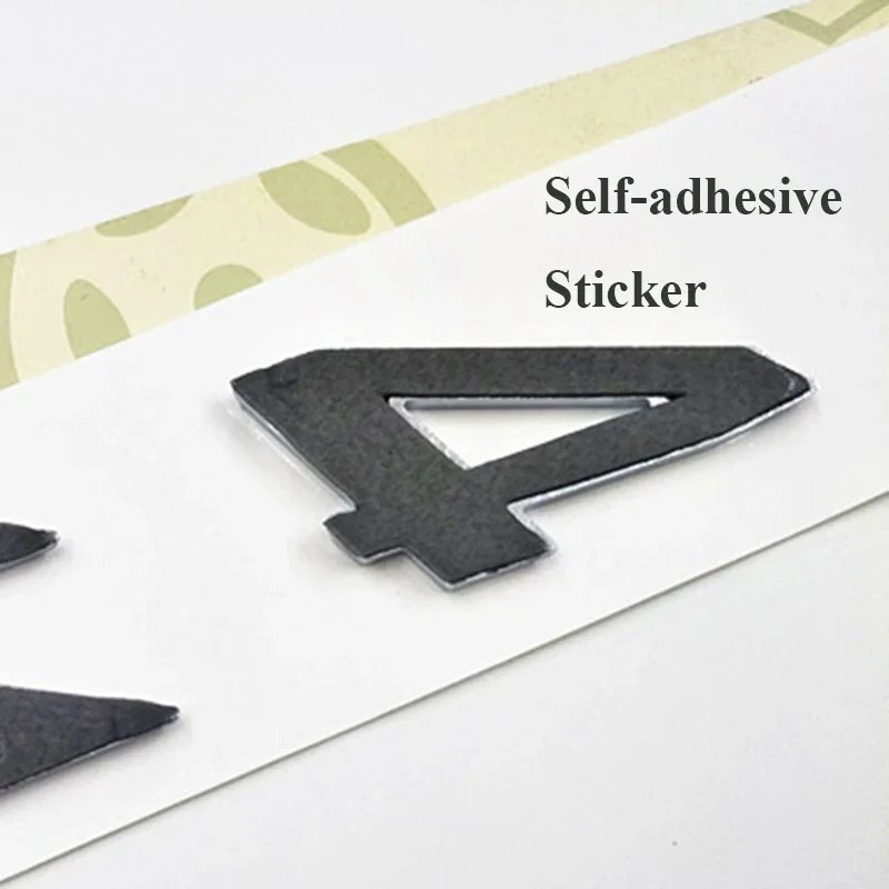 3d ABS Chrome Black Z4 Logo Letters Car Rear Trunk Emblem Badge Decal For Z4 E85 E89 Z4 Sticker Accessories