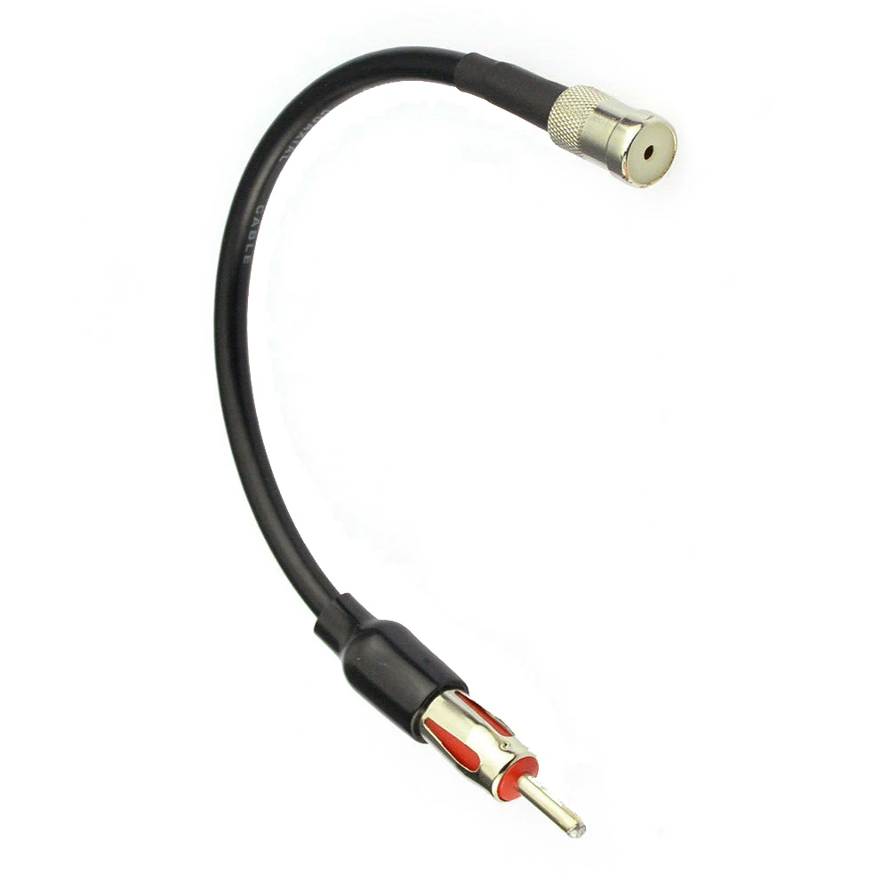 Car Antenna Adapter ISO To DIN Radio Cable Truck Player Stereo Antenna Adapter FM/AM Aerial to DAB Radio Stereo Receiver