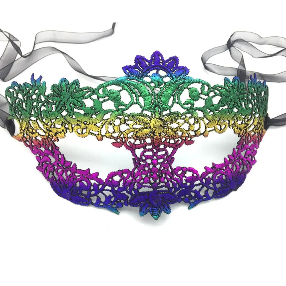 할로우 마스커레이드 페이스 마스크 브론 징 코스프레 댄스 파티 용품 레이스 마스커레이드 베니스 마스크 파티 용품 댄스 마스크