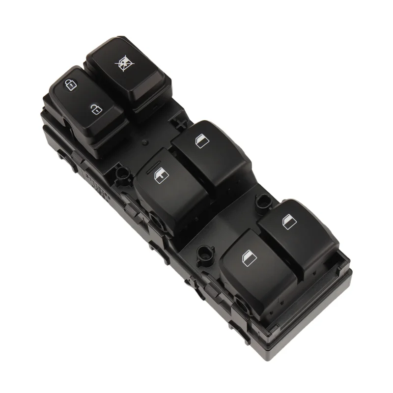 ELECT-For Hyundai Kona 93570-J9000 Front Left Power Window Switch Master Replacement- New Glass Lift Control Regulator Button