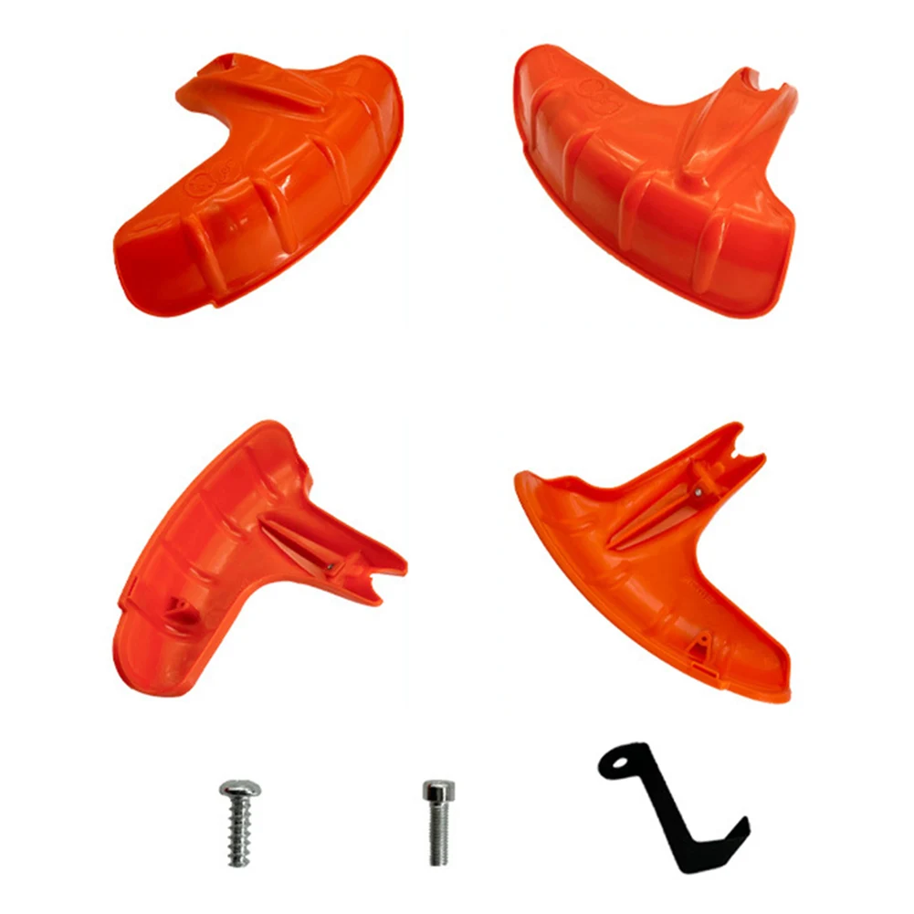 كما هو موضح 4133 007 1002 واقي جزازة العشب المتوافق FS55R متوافق مع موديلات FS حماية الحطام معزز للسلامة