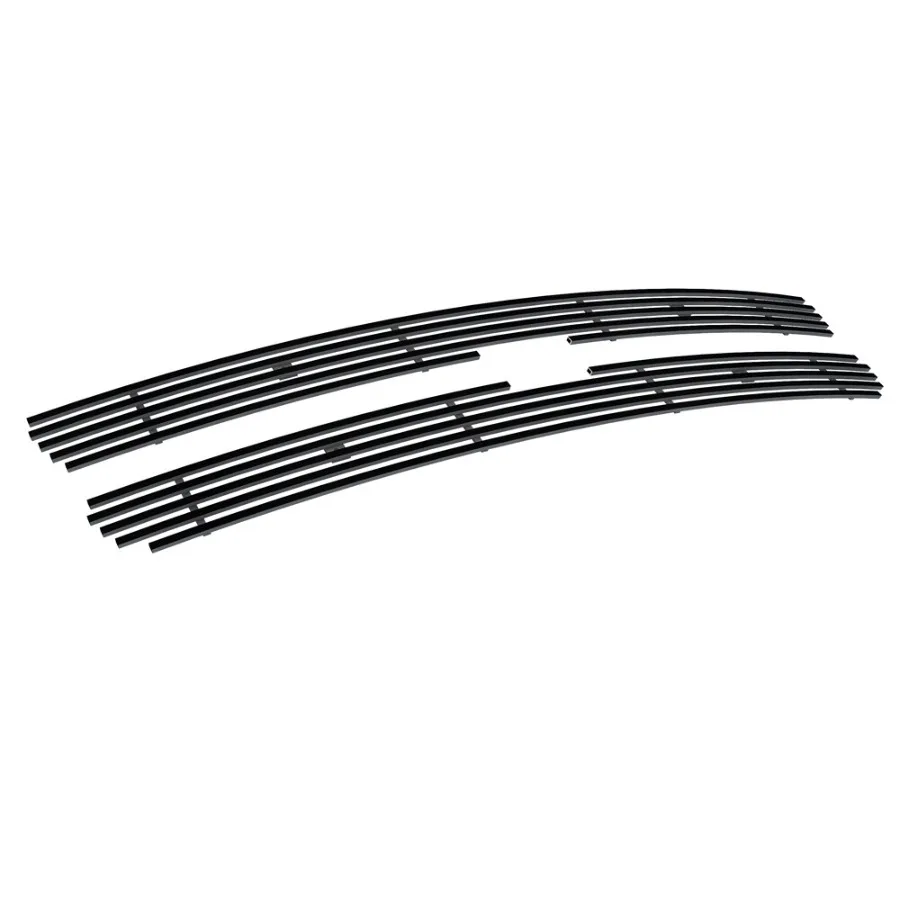 

Fits 1999-2002 Chevy Silverado 1500/2500 Upper Black Billet Grille Grill Insert