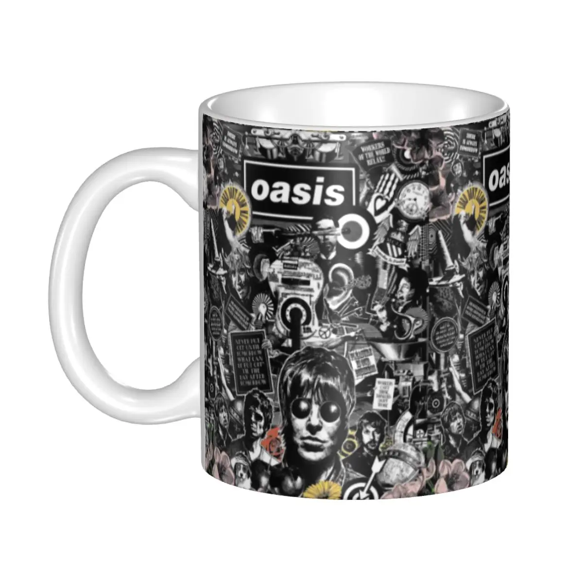 

Customized British Rock Band Oasis Coffee Mugs DIY Ceramic Milk Tea Cups