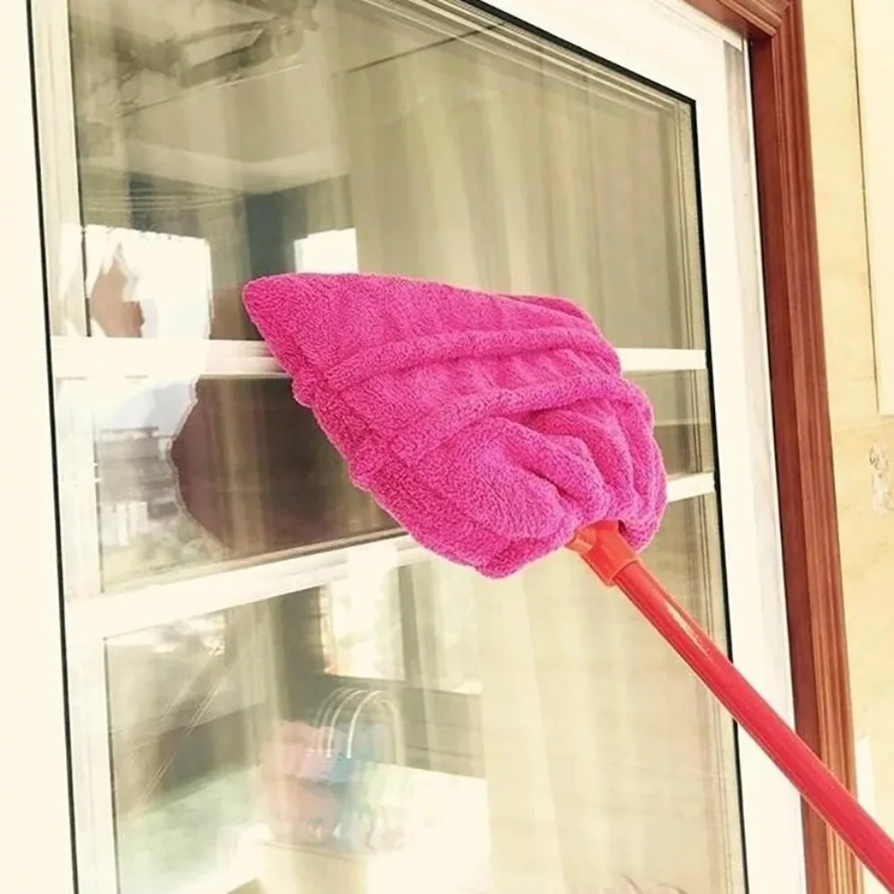 

6PCS Coral Velvet Multi Function Broom Cover Reusable Eco-Friendly Microfiber Absorbent Mop Cover Washable High Absorbent