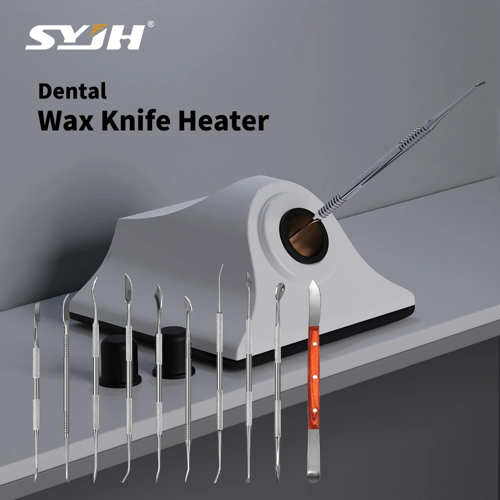 SYJH Dental Induction Wax Knife/Spoon Heater Dentistry Wax Model Carving Bonding Tools Rapid Heating Dentist Lab Equipment