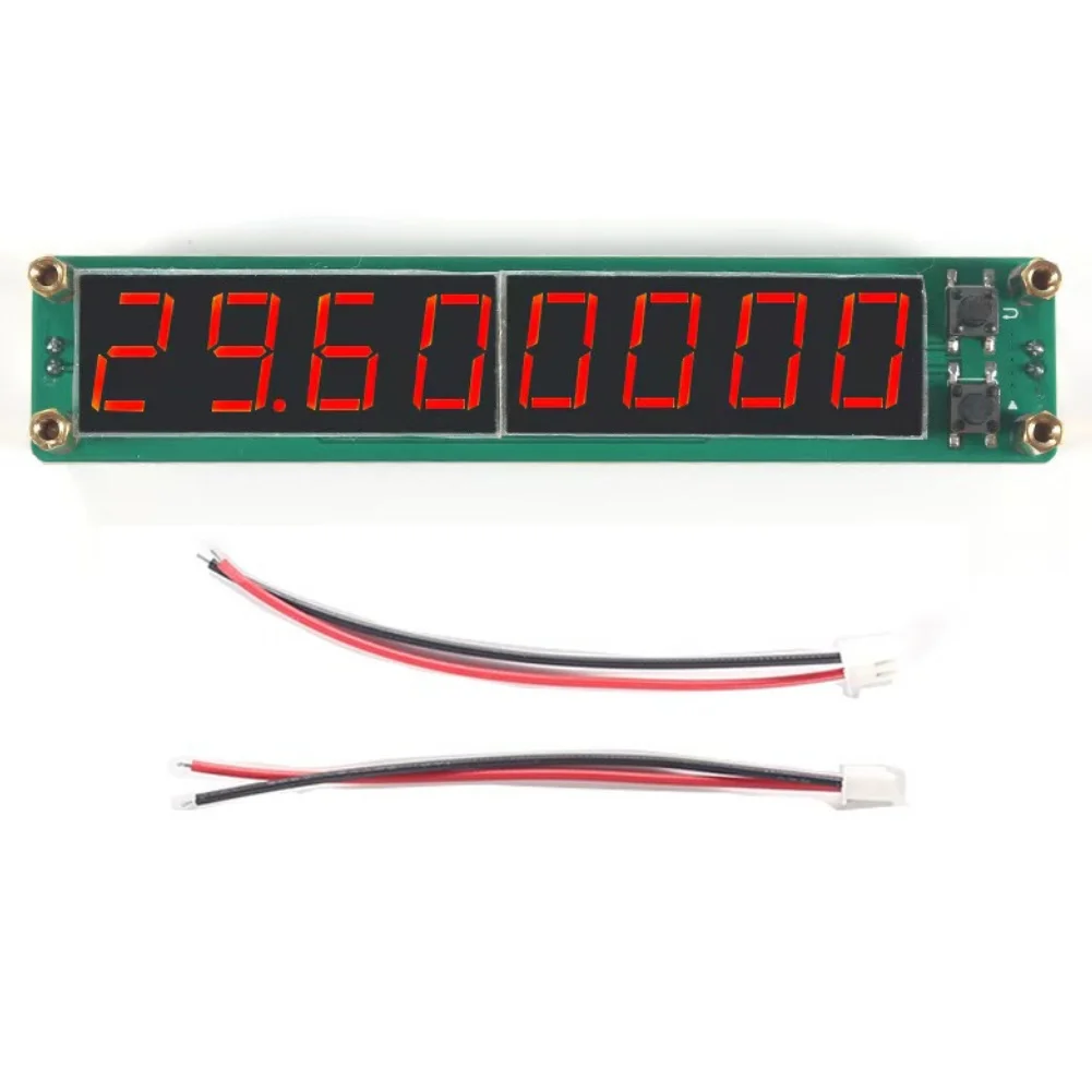 8LED For Frequency Counter Display 0.1MHz To 2400MHz Measurement Tool With Bright LED Indicators For Electronic Signal Testing
