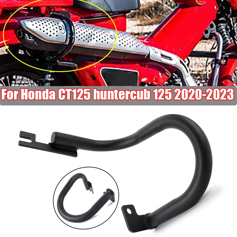 

Motorcycle CT 125 Exhaust Crash Muffler Pipe Fairing Frame Guard Bar Bumper For Honda CT125 Hunter Cub 2020 2021 2022 2023