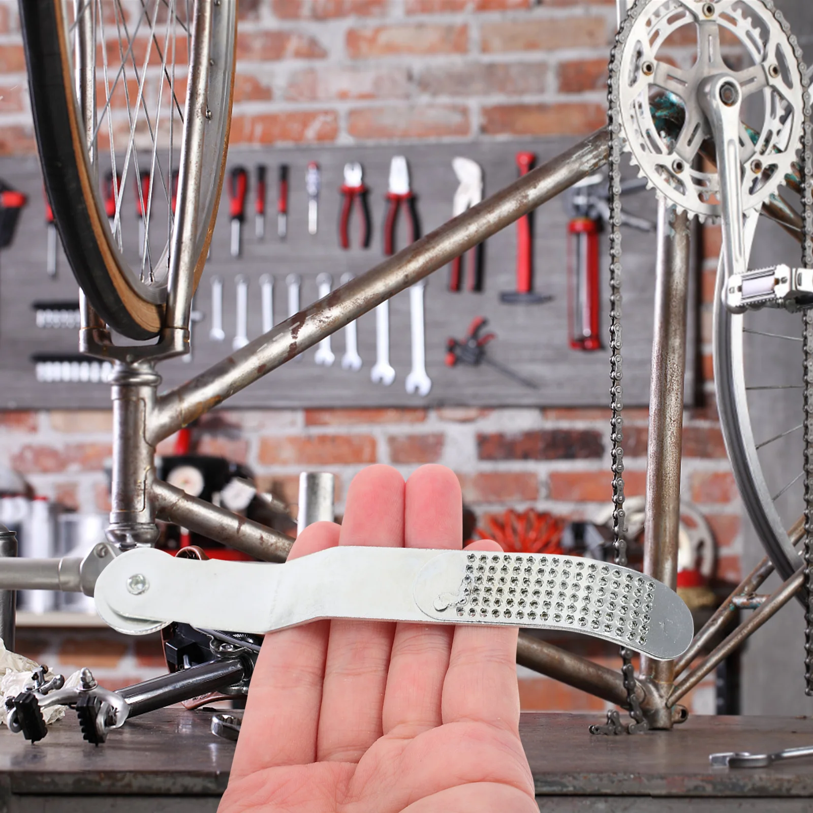 

Bike Tire Repair Kit Includes Tire Rasp Patch File User Friendly Design for Easy Fixing All Types of Punctures Reliable