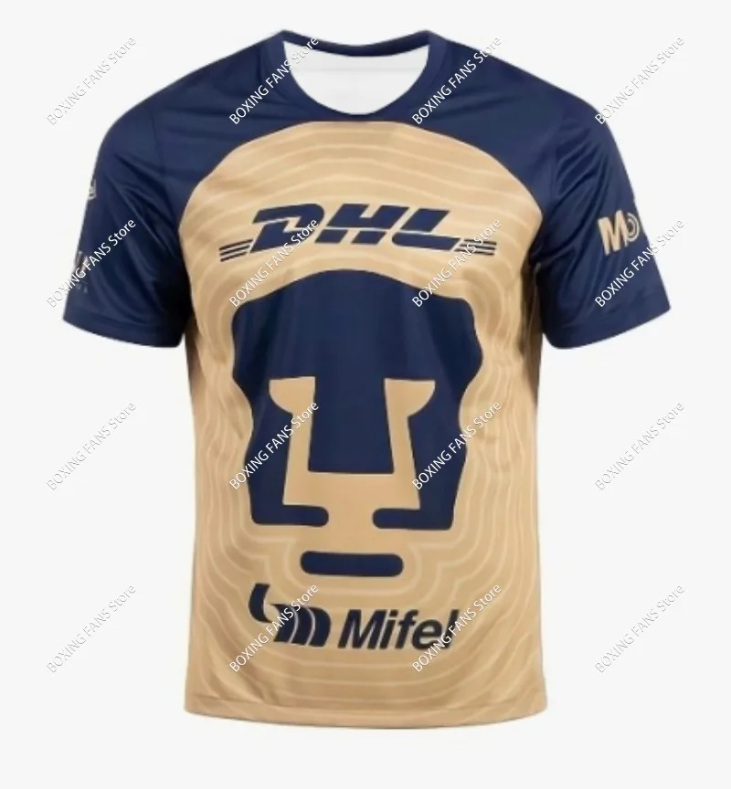 Las nuevas camisetas UNAM 25-26 local y visitante para el verano de 2025, camiseta deportiva informal, cómoda y transpirable