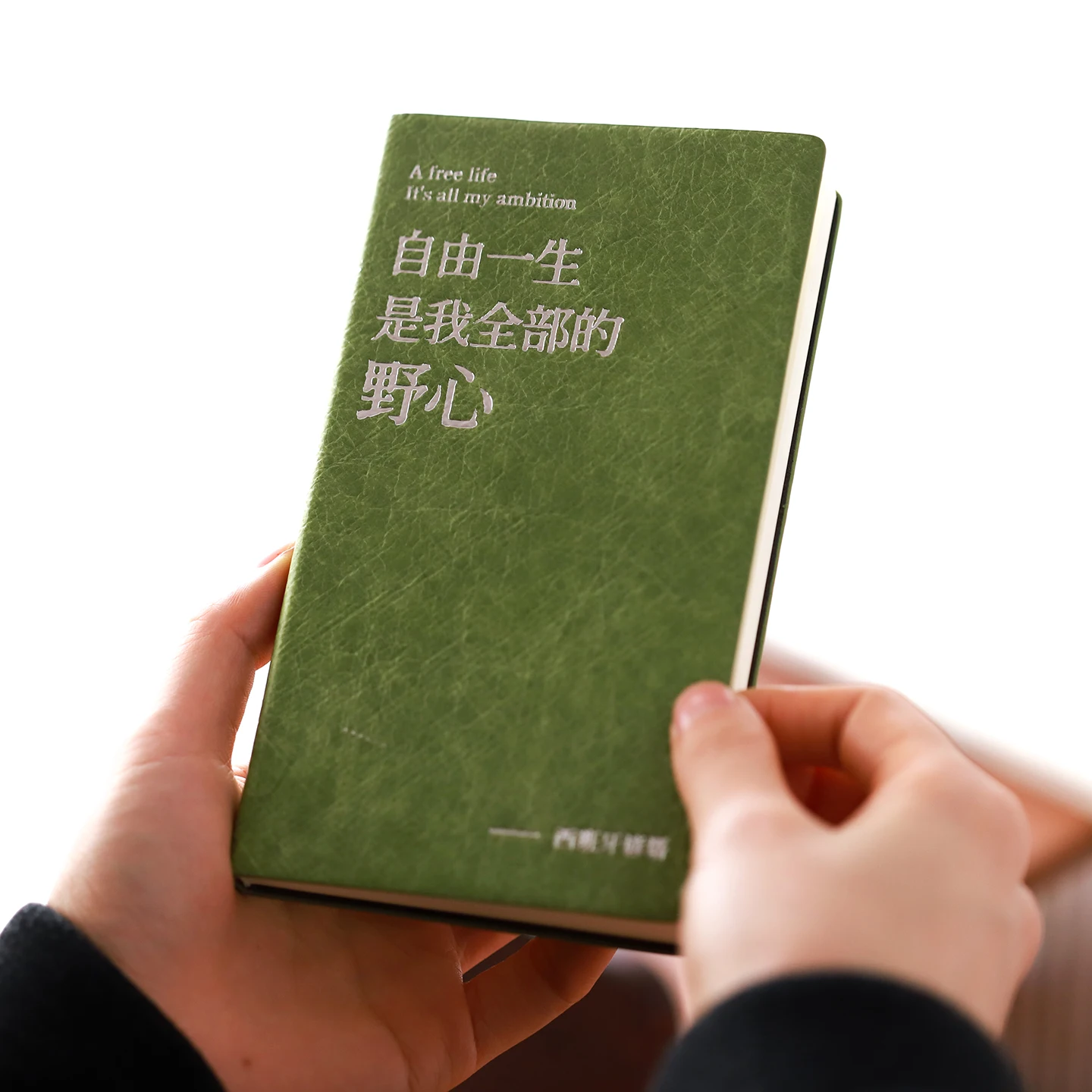 Pluie du matin : un poème en prose pour vous, carnet vierge A6, carnet artistique de haute qualité, petit carnet de poche portable