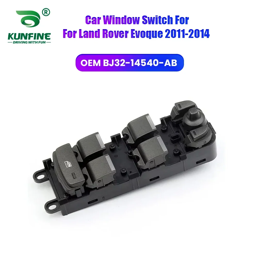 

Car Window Switch Button Front Left Power Master Control For Land Rover Evoque 2011-2014 Part NO.BJ32-14540-AB