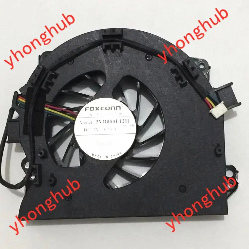 

Foxconn PVB080F12H -P01-AB P00-AB DC 12 В 0,53 А 4-проводной охлаждающий вентилятор для сервера