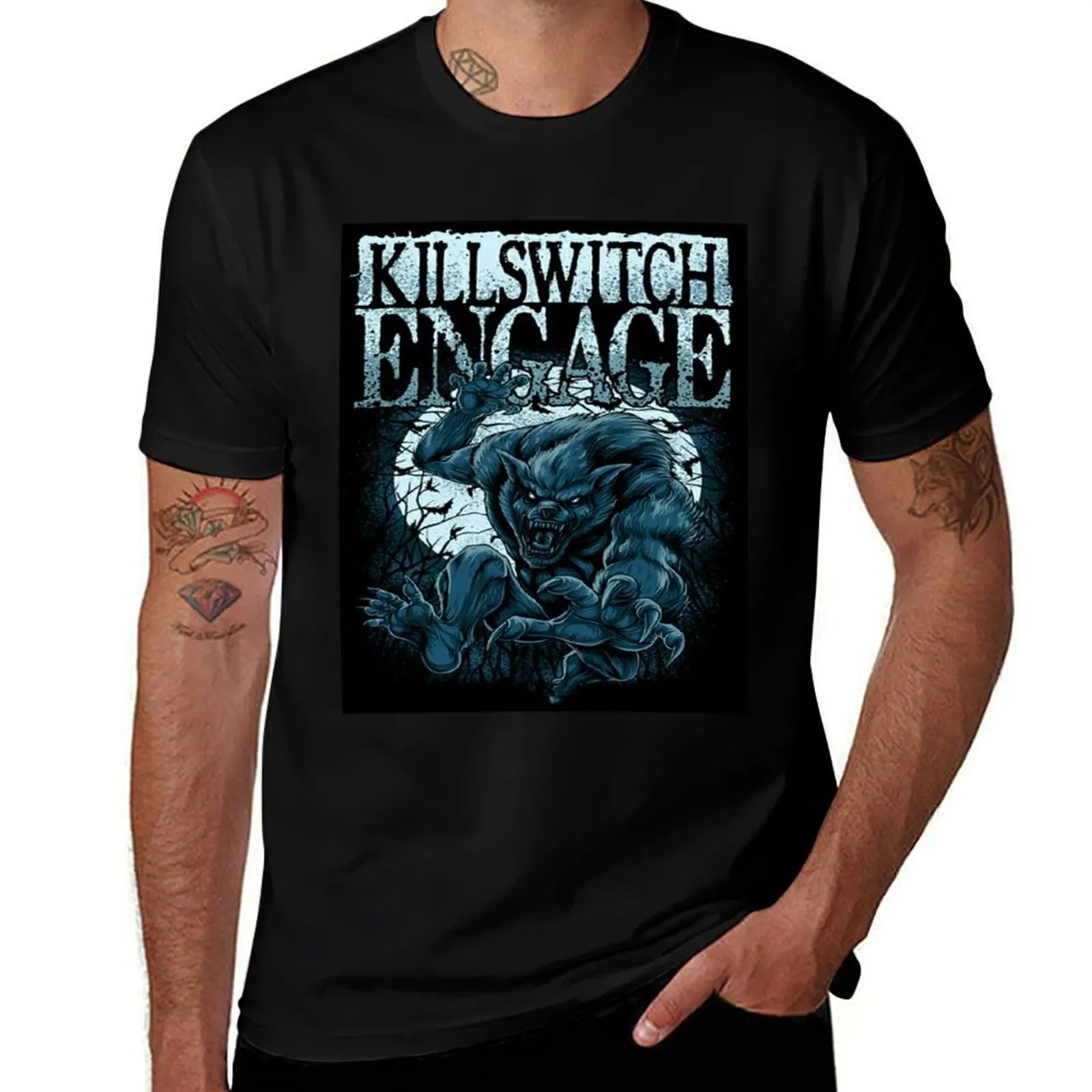 Kill Switch Engage T-Shirt Basic Short Sleeve T-Shirt for Men