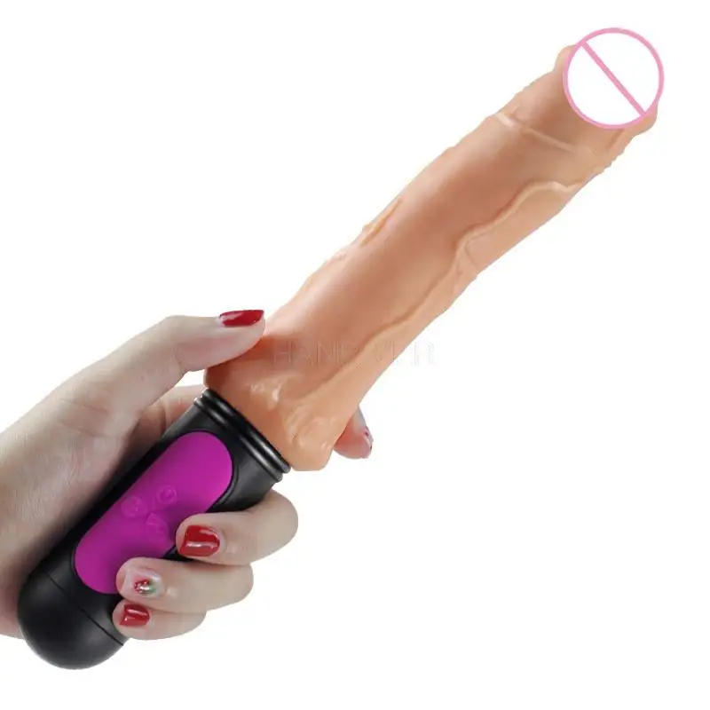 10 speeds silicone female masturbation sex toy heatable vibrator large size freely deformable soft and comfortable vibrator