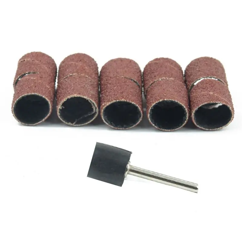 DT38 51Pcs Sandpaper Ring Grinding Head Sandpaper Roll Metal Derusting Polishing Round Play DIY Grinding Wheel