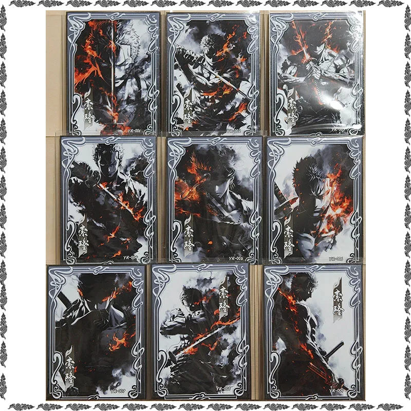 

Аниме ONE PIECE: Редкий лимитированный набор YR, металлические коллекционные карточки и игрушки с Ророноа Зоро для мальчиков, подарок на Рождество и день рождения