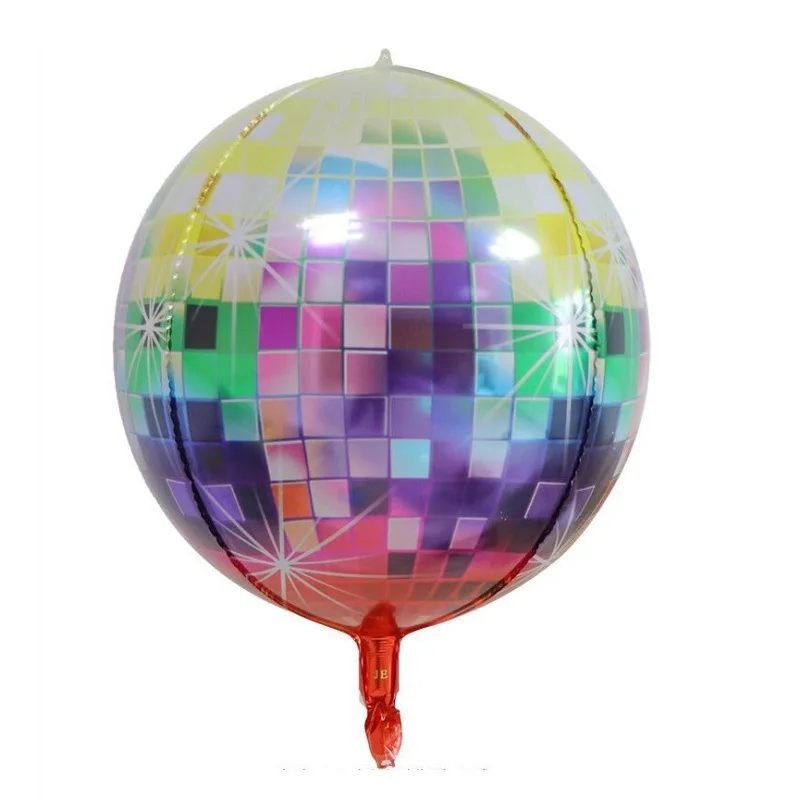 1/10 Stuks 22Inch 4D Regenboog Rolschaats Ballon Boom Box Ballon Disco Folie Ballonnen 80 90s Retro Thema Verjaardagsfeestje Decoratie