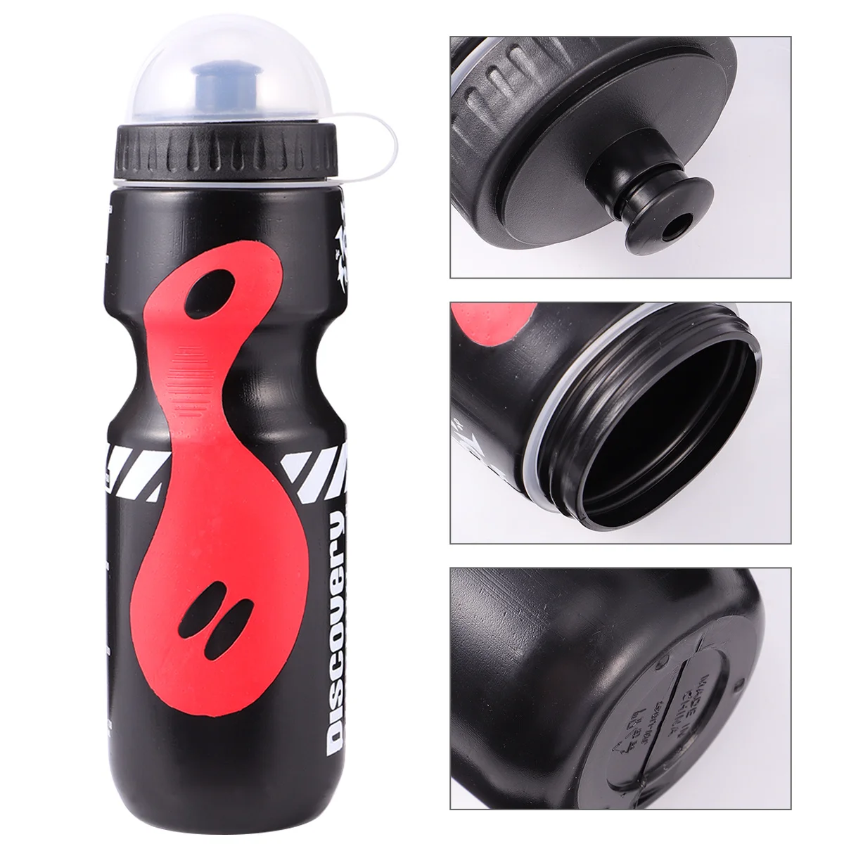 1Set Bike Water Bottle Rack Scientific Design Scratch Proof Portable Easy Install Kettle Cycling Riding Outdoor Black