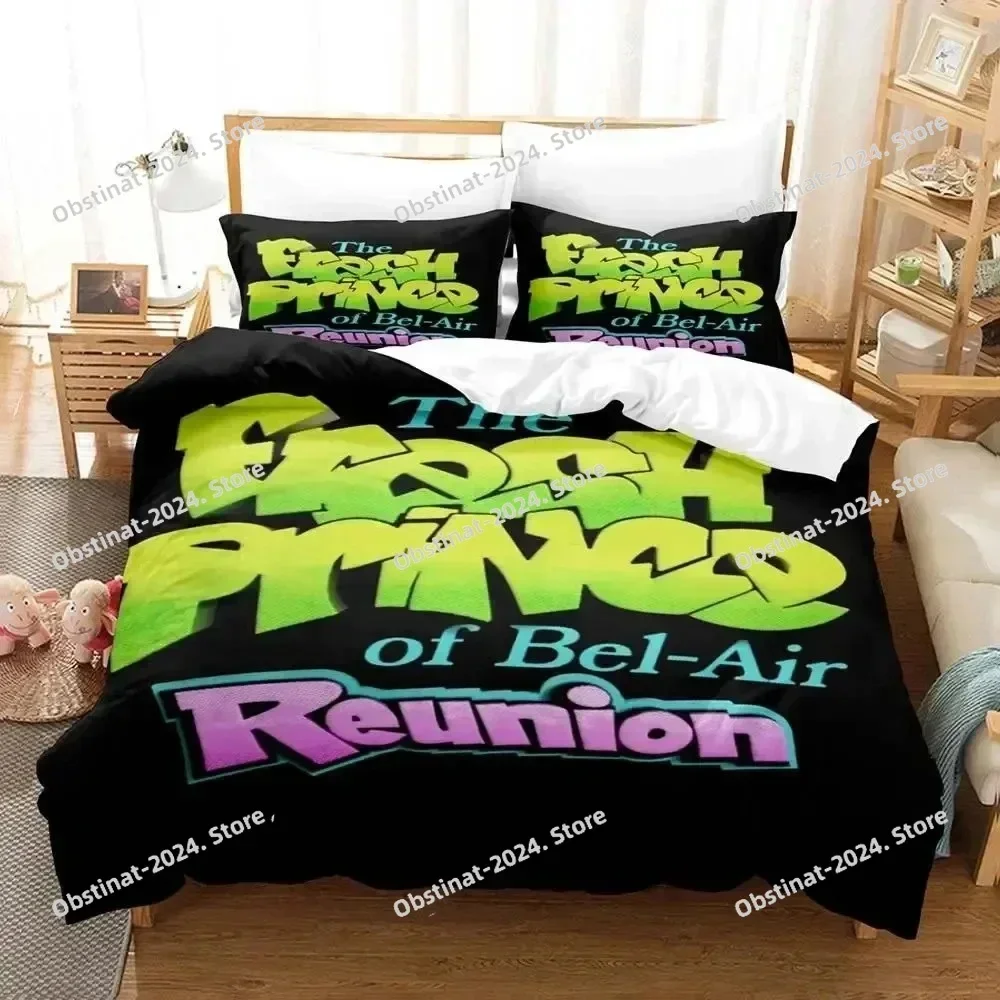 2025 Fresh Prince of Bel-Air Bedding Set Printed Bed Set Duvet Cover Sheet Pillowcase Bed Soft Quilt Cover Full Queen King Size