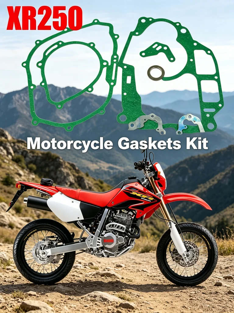 Motorcycle Gaskets Set for Honda Sundiro Wuyang Jialing for XR250R XR-250 XLR250 CBX250 (88-95) 73mm Cylinder Crankcase Gasket