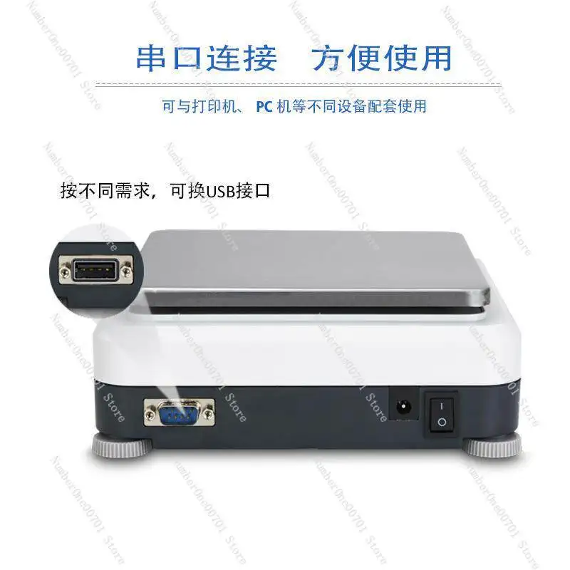 5000g/0.01g Digital Analytical Balance, Precision Lab & Jewelry Scale with Square Tray